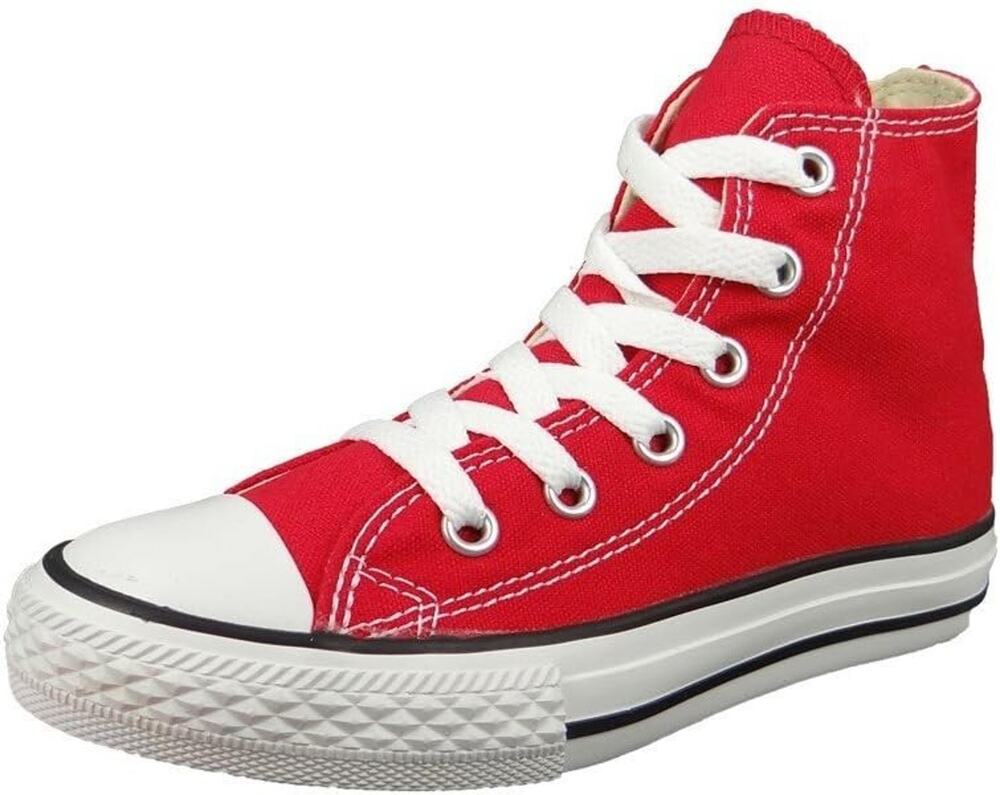 Converse Boy's Chuck Taylor All Star High Top Sneaker, Red, 12.5 Little Kid